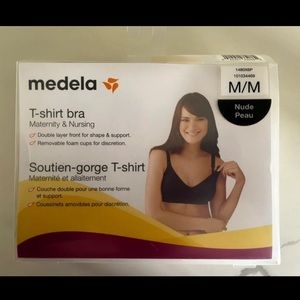 Brand new in box. Medela maternity and nursing t-shirt bra. Nude/Medium.